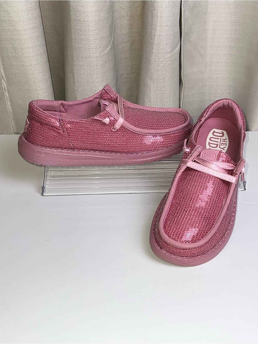 NWOB HEY DUDE Wendy Funk Mono Sequin Slip-On Shoes